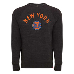 NBA New York Knicks Sportiqe Unisex Harmon Super Soft Tri-Blend Raglan Pullover Sweatshirt