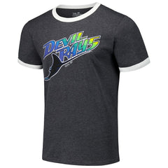 MLB Tampa Bay Rays Majestic Threads Ringer Tri-Blend T-Shirt
