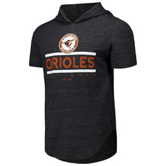 MLB Baltimore Orioles Majestic Threads Tri-Blend Hoodie T-Shirt