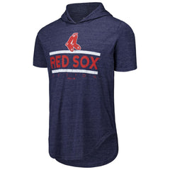MLB Boston Red Sox Majestic Threads Tri-Blend Hoodie T-Shirt
