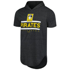 MLB Pittsburgh Pirates Majestic Threads Tri-Blend Hoodie T-Shirt
