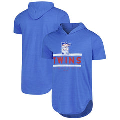 MLB Minnesota Twins Majestic Threads Tri-Blend Hoodie T-Shirt