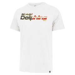 '47 Flag Script Franklin T-Shirt - Miami Dolphins