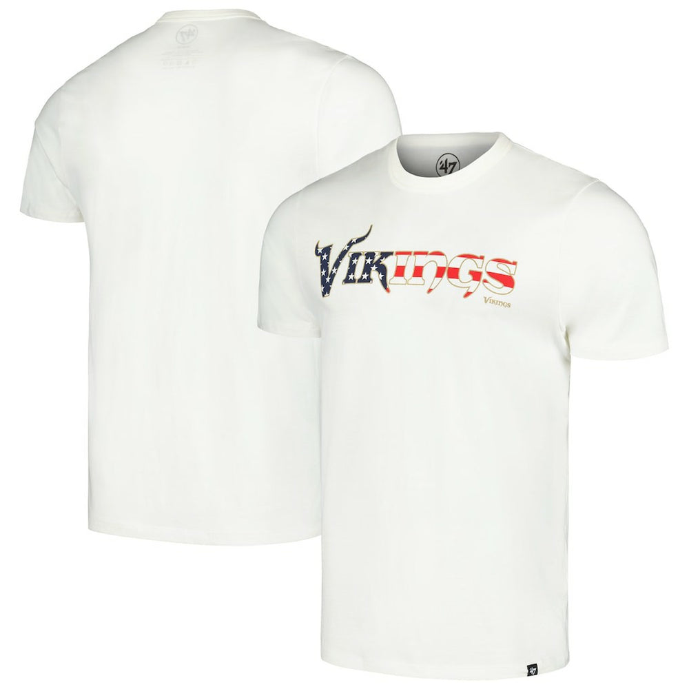 '47 Flag Script Franklin T-Shirt - Minnesota Vikings