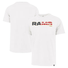 '47 Flag Script Franklin T-Shirt - Los Angeles Rams