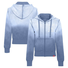NBA Philadelphia 76ers Sportiqe Women's Carli Sun Fade Full-Zip Hoodie