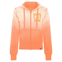 NBA Phoenix Suns Sportiqe Women's Carli Sun Fade Full-Zip Hoodie