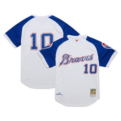 MLB Chipper Jones Atlanta Braves Mitchell & Ness 2004 Cooperstown Collection Authentic Throwback Jersey