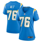 Joe Alt Women's 2024 NFL Draft First Round Pick Player Game Jersey - Los Angeles Chargers