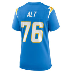 Joe Alt Women's 2024 NFL Draft First Round Pick Player Game Jersey - Los Angeles Chargers