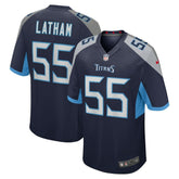 JC Latham Player Game Jersey - Tennessee Titans