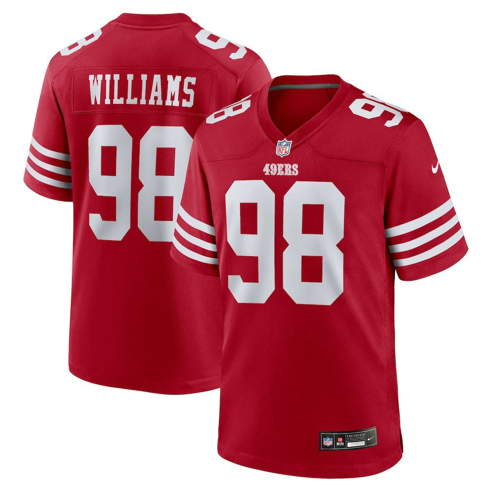 Mykel Williams 2025 NFL Draft First Round Pick Game Jersey - San Francisco 49ers