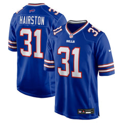 Maxwell Hairston 2025 NFL Draft First Round Pick Game Jersey - Buffalo Bills