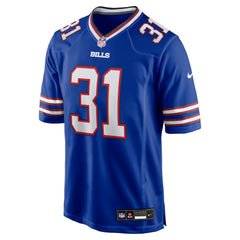 Maxwell Hairston 2025 NFL Draft First Round Pick Game Jersey - Buffalo Bills