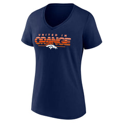Women's Defensive Stand V-Neck T-Shirt - Denver Broncos