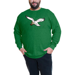 Jalen Hurts Big & Tall Thermal Waffle Long Sleeve T-Shirt - Philadelphia Eagles