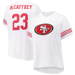 Christian McCaffrey Women's Plus Size Fashion Jersey - San Francisco 49ers
