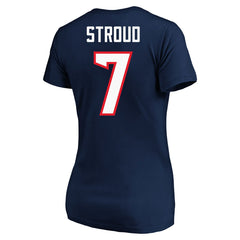 C.J. Stroud Women's Plus Size Fair Catch Name & Number Scoop Neck T-Shirt - Houston Texans