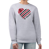 MLB Arizona Diamondbacks G-III 4Her by Carl Banks Women's Heart Logo Fleece Pullover Sweatshirt