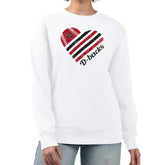 MLB Arizona Diamondbacks G-III 4Her by Carl Banks Women's Heart Logo Fleece Pullover Sweatshirt
