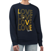 MLB Milwaukee Brewers G-III 4Her by Carl Banks Women's Love Team Logo Fleece Pullover Sweatshirt