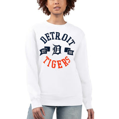MLB Detroit Tigers G-III 4Her by Carl Banks Women's Team Logo Fleece Pullover Sweatshirt