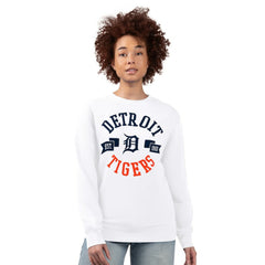 MLB Detroit Tigers G-III 4Her by Carl Banks Women's Team Logo Fleece Pullover Sweatshirt