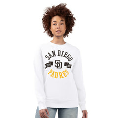 MLB San Diego Padres G-III 4Her by Carl Banks Women's Team Logo Fleece Pullover Sweatshirt