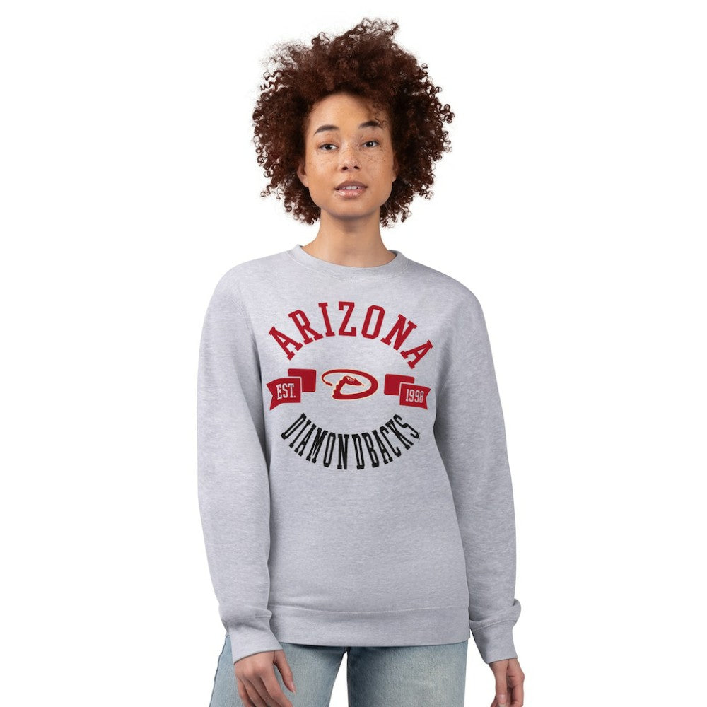 MLB Arizona Diamondbacks G-III 4Her by Carl Banks Women's Team Logo Fleece Pullover Sweatshirt