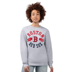 MLB Boston Red Sox G-III 4Her by Carl Banks Women's Team Logo Fleece Pullover Sweatshirt