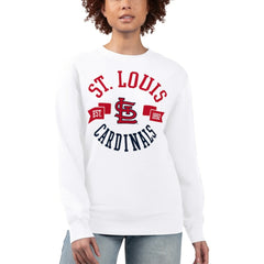 MLB St. Louis Cardinals G-III 4Her by Carl Banks Women's Team Logo Fleece Pullover Sweatshirt