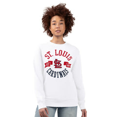 MLB St. Louis Cardinals G-III 4Her by Carl Banks Women's Team Logo Fleece Pullover Sweatshirt