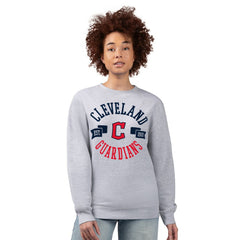 MLB Cleveland Guardians G-III 4Her by Carl Banks Women's Team Logo Fleece Pullover Sweatshirt