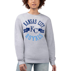MLB Kansas City Royals G-III 4Her by Carl Banks Women's Team Logo Fleece Pullover Sweatshirt