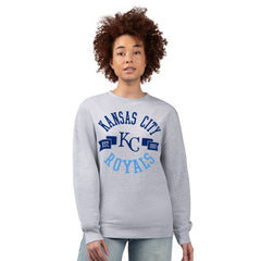 MLB Kansas City Royals G-III 4Her by Carl Banks Women's Team Logo Fleece Pullover Sweatshirt