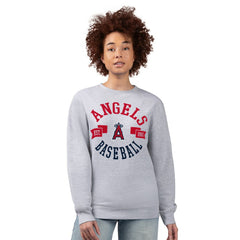 MLB Los Angeles Angels G-III 4Her by Carl Banks Women's Team Logo Fleece Pullover Sweatshirt