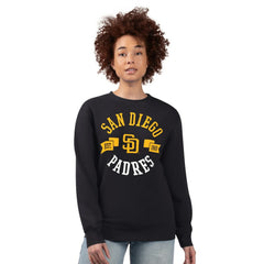 MLB San Diego Padres G-III 4Her by Carl Banks Women's Team Logo Fleece Pullover Sweatshirt