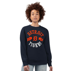 MLB Detroit Tigers G-III 4Her by Carl Banks Women's Team Logo Fleece Pullover Sweatshirt