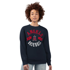 MLB Los Angeles Angels G-III 4Her by Carl Banks Women's Team Logo Fleece Pullover Sweatshirt