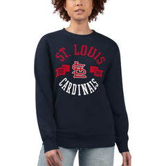 MLB St. Louis Cardinals G-III 4Her by Carl Banks Women's Team Logo Fleece Pullover Sweatshirt