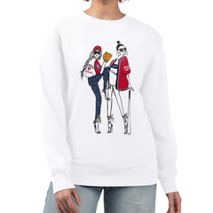 MLB Washington Nationals G-III 4Her by Carl Banks Women's Baseball Girls Fleece Pullover Sweatshirt