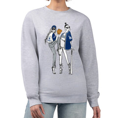 MLB Los Angeles Dodgers G-III 4Her by Carl Banks Women's Baseball Girls Fleece Pullover Sweatshirt