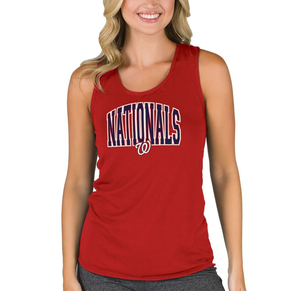 MLB Washington Nationals Concepts Sport Women's Marathon Racerback Tank Top