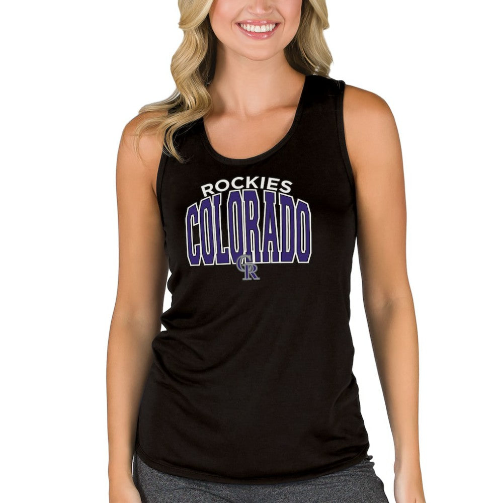 MLB Colorado Rockies Concepts Sport Women's Marathon Racerback Tank Top