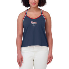 MLB Atlanta Braves WEAR by Erin Andrews Women's Cross Strap Tank Top