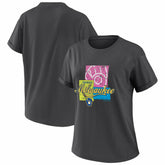 MLB Milwaukee Brewers WEAR by Erin Andrews Women's Domestic Box Color Boyfriend T-Shirt