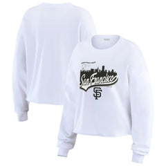MLB San Francisco Giants WEAR by Erin Andrews Women's Domestic Postcard Long Sleeve T-Shirt