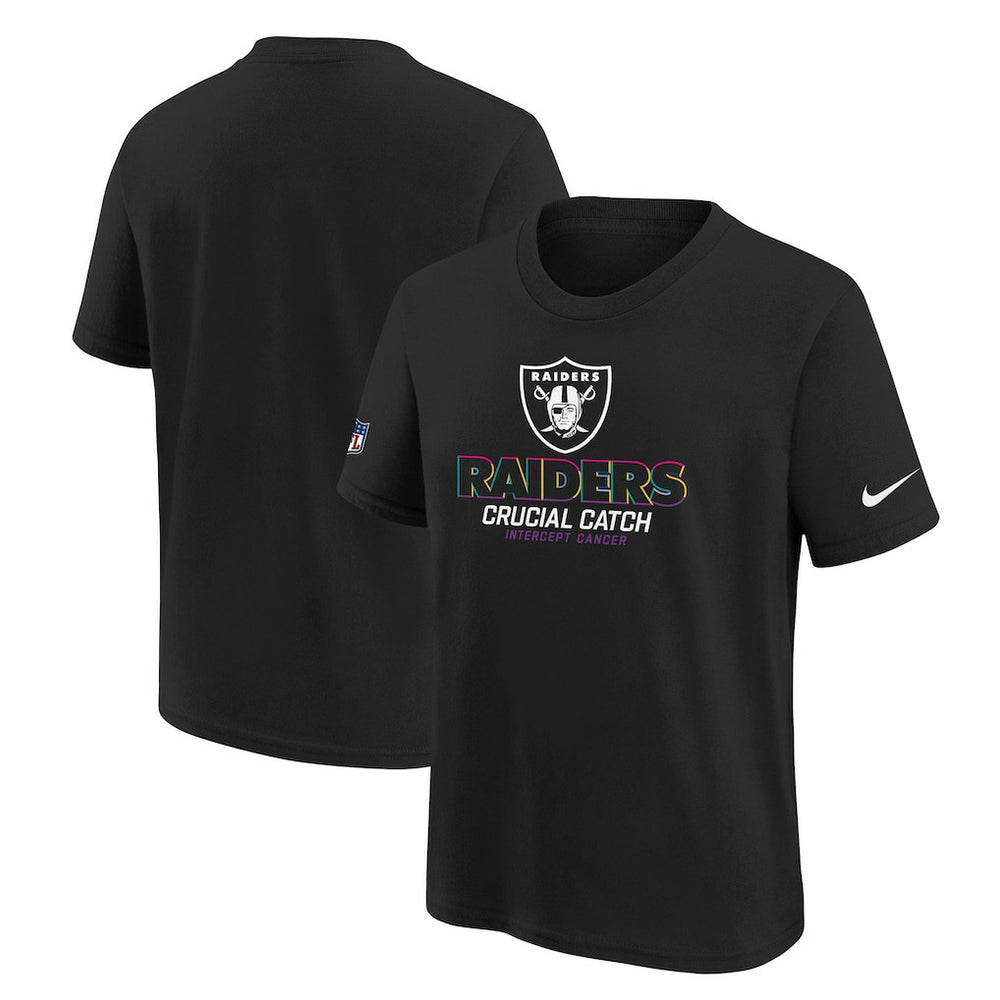 Youth 2024 NFL Crucial Catch T-Shirt - Las Vegas Raiders