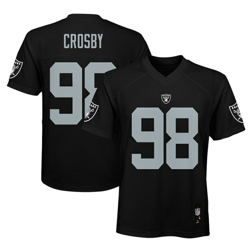 Maxx Crosby Youth Replica Player Jersey - Las Vegas Raiders