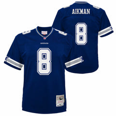 Troy Aikman Youth 1996 Legacy Jersey - Dallas Cowboys